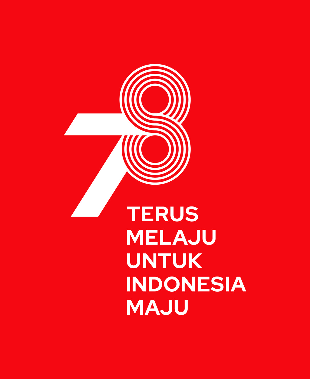 Lambang HUT Kemerdekaan RI ke-78 tahun 2023 resmi