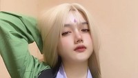 Ly Chan juga berambut pirang saat jadi Tsunade. (Foto: dok Instagram)
