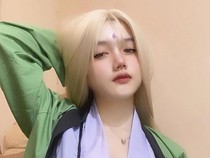 5 Potret Ly Chan Menggoda Cosplay Jadi Tsunade