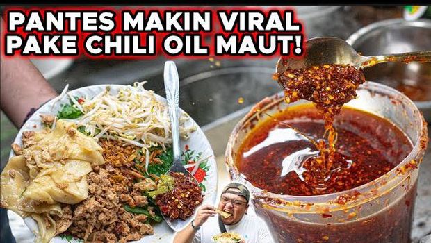 Mie pedas viral yang bikin jontor