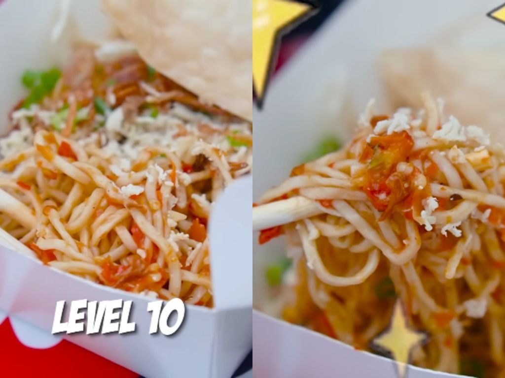 Mie pedas viral yang bikin jontor