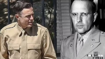 Casey Affleck membintangi Oppenheimer sebagai perwira intelijen militer AS Boris Pash yang secara khusus memimpin Misi Alsos. Operasi militer Amerika-Inggris ini berusaha mendeteksi perkembangan ilmiah para musuh Amerika selama Perang Dunia Kedua Foto: PSugar