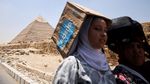 Piramida Giza Tetap Ramai Ditengah Gelombang Panas