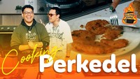  Selalu mendukung aktivitas sang kakak. Ini keseruan Marlo saat buat perkedel kentang bareng Rama. Foto: Instagram/YouTube