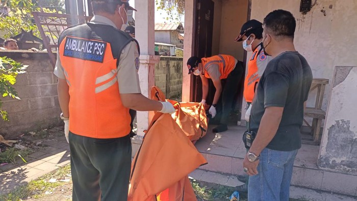 Pria tanpa identitas ditemukan tewas di gudang toilet Kuburan (Setra) Badung, Kota Denpasar, Kamis (13/7/2023).
