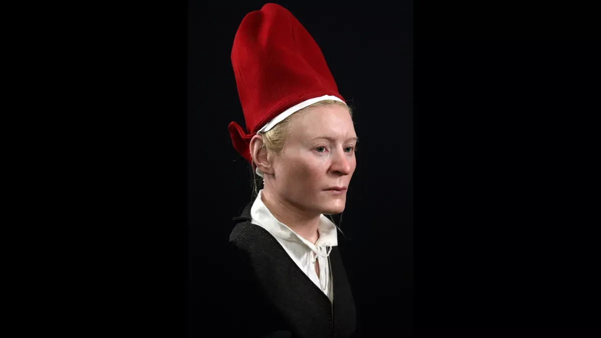 Rekonstruksi Gertrude dari abad ke-17