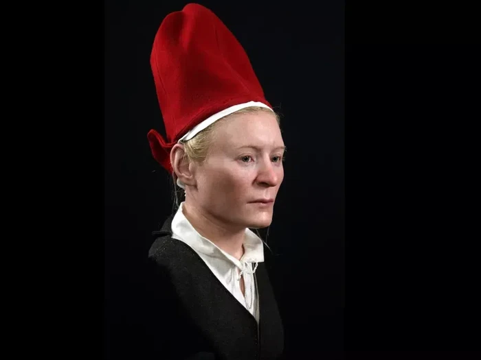 Rekonstruksi Gertrude dari abad ke-17