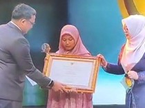 Siswi MAN 4 Jakarta Dinobatkan Jadi Tokoh Anak Inspiratif karena Riset soal ABK