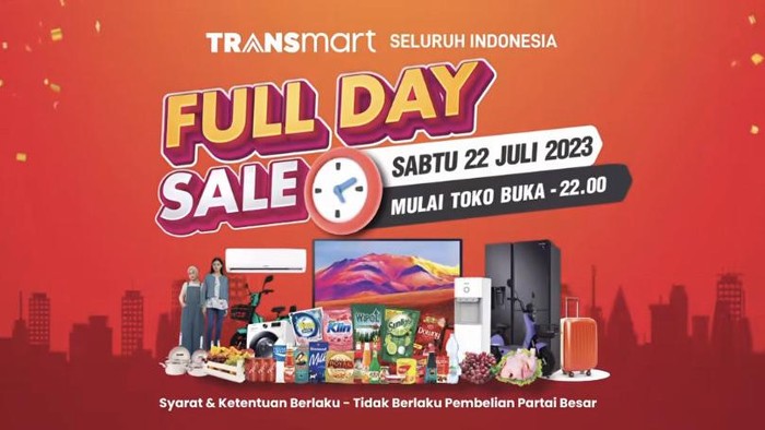 Transmart akan kembali menggelar Full Day Sale