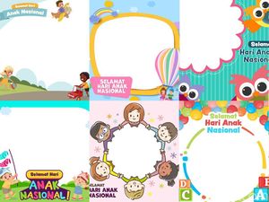 25 Twibbon Lucu untuk Hari Anak Nasional 2023 dan Cara Pasang Fotonya