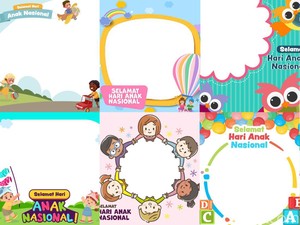 25 Twibbon Lucu untuk Hari Anak Nasional 2023 dan Cara Pasang Fotonya
