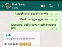 Kadang, karena sudah terlalu bersemangat, chat yang dikirim jadinya typo. Siapa nih yang sering typo?