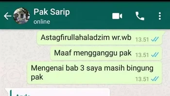 Ini typo atau auto correct? Foto: Facebook/Kata Gue