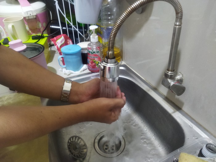 Air PAM di Jl Mampang Prapatan II, Jaksel. (Dok Istimewa)