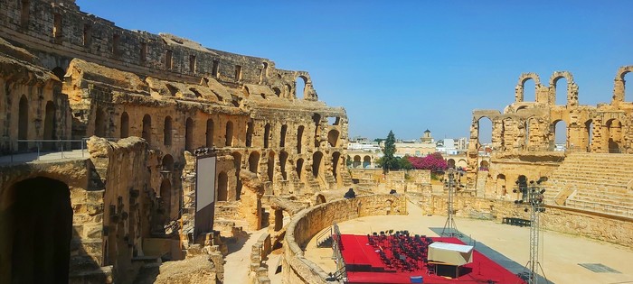 Amfiteater El Jem di Tunisia (Dwi Andayani-detikcom)
