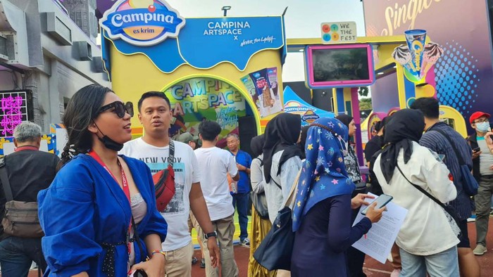 Dukungan Untuk Konser Musik We The Fest 2023 Konser musik tahunan We The Fest (WTF) 2023 kembali digelar di Jakarta. Campina turut meramaikan dan mendukung acara ini.