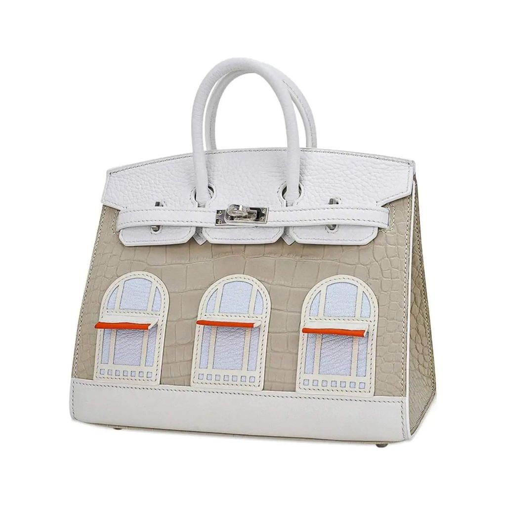 Hermes Neige Faubourg Birkin 20 Hermes Neige Faubourg Birkin 20.
