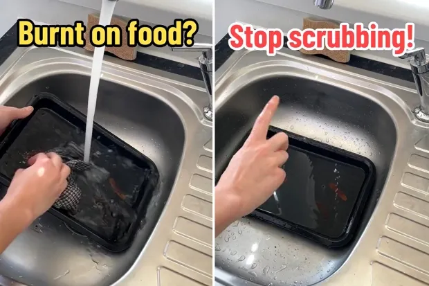 Cara membersihkan alat masak yang gosong pakai kantong teh