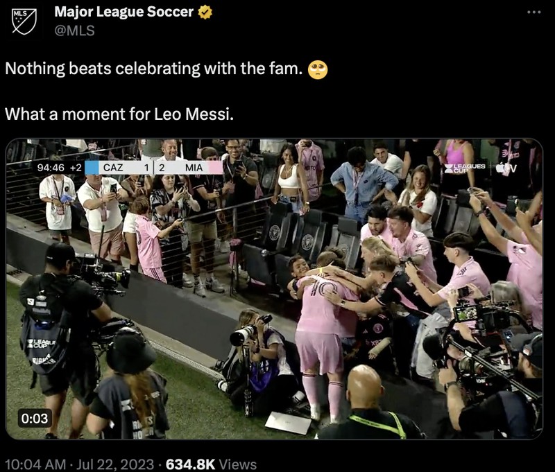 Meme Lionel Messi cetak gol di laga debut