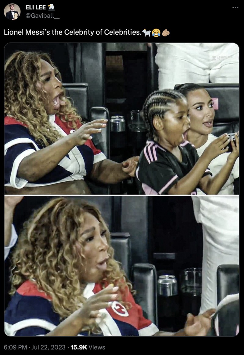 Meme Lionel Messi cetak gol di laga debut