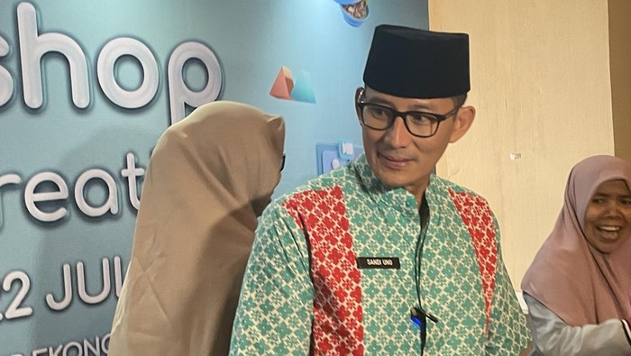 Menparekraf Sandiaga Uno (Silvia-detikcom)
