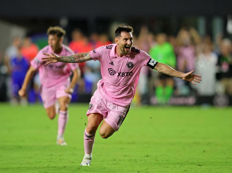Momen Messi Debut dan Cetak Gol Kemenangan Inter Miami
