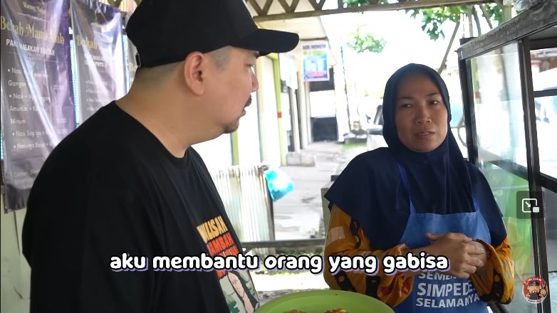 Nasi rames seharga Rp 3.000 per porsi ada di Banjarmasin