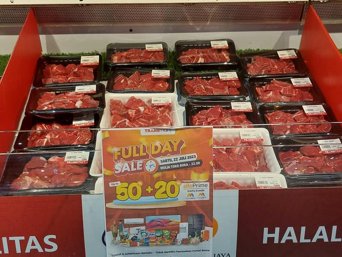 Promo daging sapi di Transmart Full Day Sale