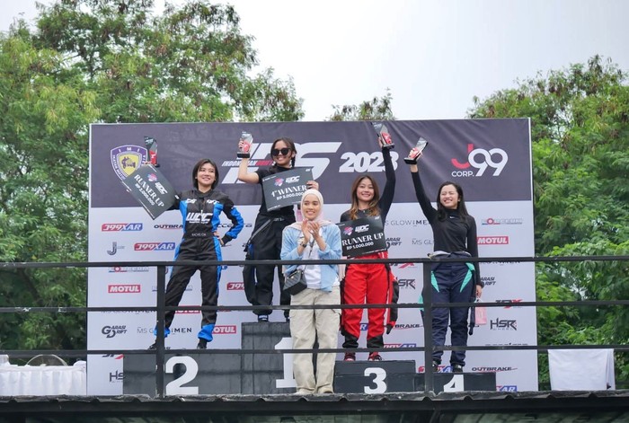 Putri Bamsoet Masuk Daftar Pemenang Indonesia Drift Series 2023 Putaran 2