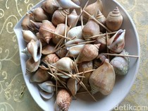 Gonggong, Siput Laut yang Kenyal Gurih Khas Batam