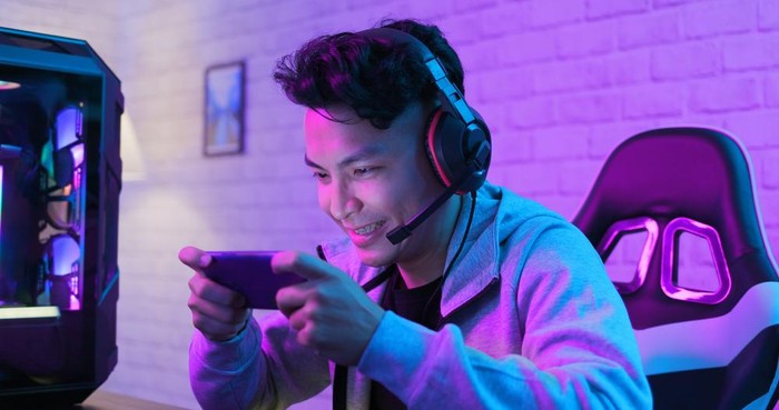Ilustrasi Gamer