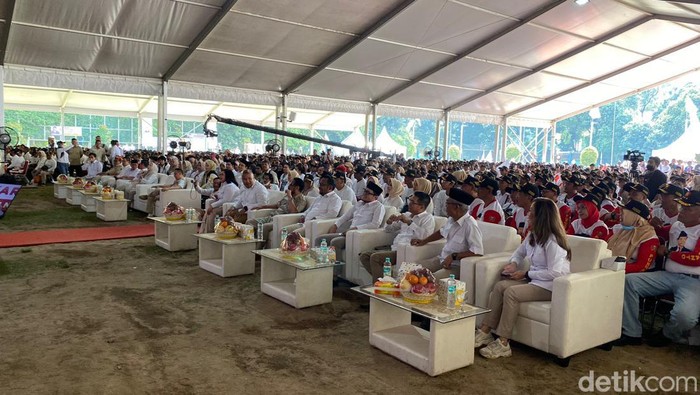 Konsolidasi Partai Gerindra di Lapangan Blok S, Jakarta Selatan