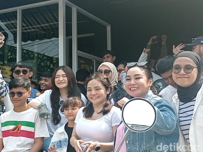 nathalie holscher saat ditemui di kawasan Jakarta.
