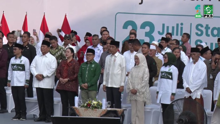 Prabowo, Puan, Airlangga hingga Zulhas Hadiri Harlah PKB di Solo (Tangkapan layar YouTube PKB)