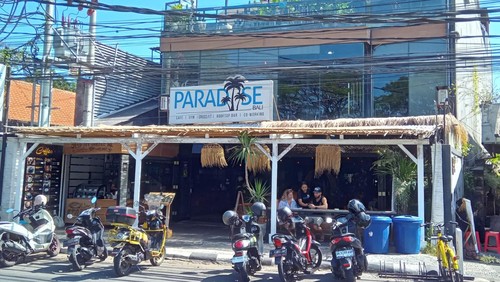 Pusat kebugaran dan kafe Paradise Bali di Jalan Danau Tamblingan, Denpasar, jadi tempat olahraga terakhir Justyn Vicky, Minggu (23/7/2023). (Aryo Mahendro/detikBali)