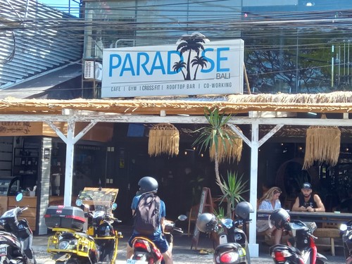 Pusat kebugaran dan kafe Paradise Bali di jalan Danau Tamblingan jadi tempat olahraga terakhir Justyn Vicky, Minggu (23/7/2023). (Aryo Mahendro/detikBali)
