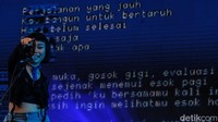 Meski The 1975 batal tampil, animo penonton di panggung utama WTF 2023 masih besar. Foto: Andhika Prasetia/ detikcom