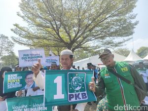 Jelang Harlah PKB, Kader Mulai Padati Area Stadion Manahan Solo