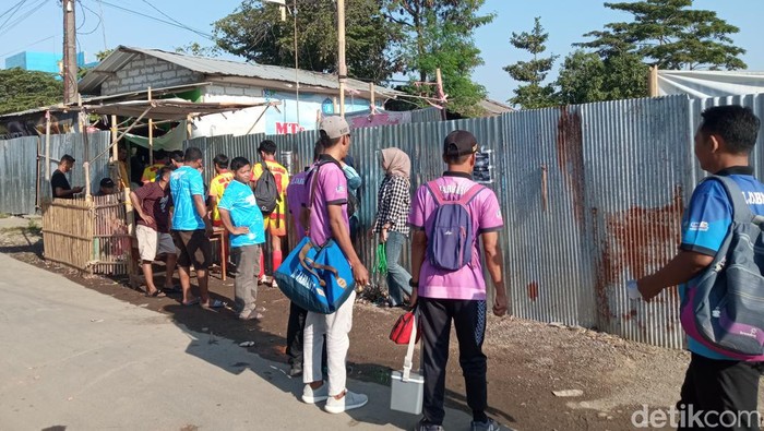 Suasana Liga Tarkam di Cirebon