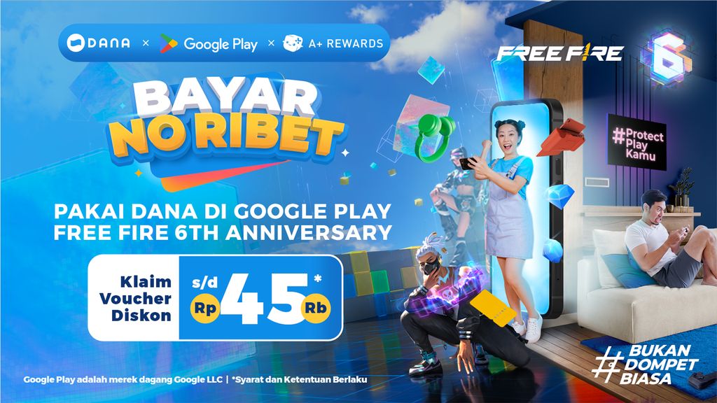 Top Up Free Fire di DANA