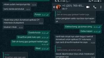 Mau dibagi rezeki kok malah nolak. Foto: Twitter/SyfaJamilaP  