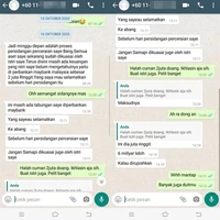 Masih banyak saja chat yang dijadikan modus penipuan. Banyak yang termakan, tapi tidak sedikit juga yang mulai sadar.