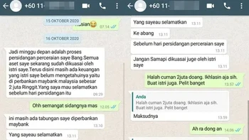 Mantap, banyak juga duitmu! Foto: Twitter/tOktaviolaDian  