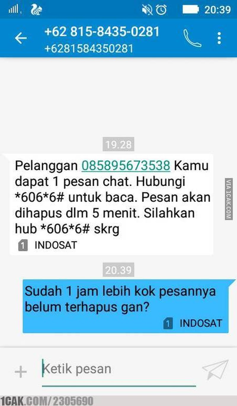 Masih banyak saja chat yang dijadikan modus penipuan. Banyak yang termakan, tapi tidak sedikit juga yang mulai sadar.