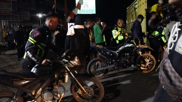 18 Motor Berknalpot Brong Diamankan