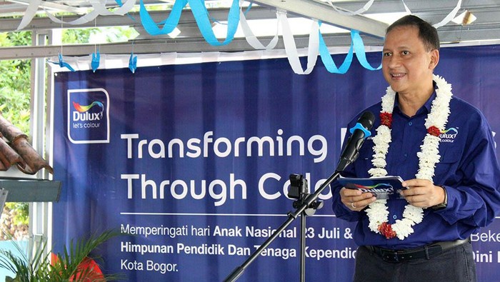 Sebanyak 25 PAUD di Kota Bogor, Jawa Barat, dicat ulang. Pengecatan itu dalam rangka memperingati Hari Anak Nasional 2023.