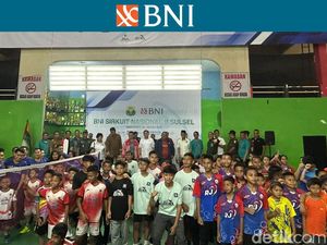 Saat Pecahan Rp 100 Ribu Picu Keseruan Atlet Muda BNI Sirnas di Sulsel