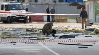 Kementerian pertahanan Rusia mengatakan dua pesawat tak berawak Ukraina ditahan dan jatuh. Satu drone jatuh di dekat kementerian pertahanan.  