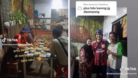 Saat Duta makan di sebuah Warteg juga viral di TikTok. Sang pemilik Warteg juga tampak foto bersama vokalis Sheila On 7 itu. Foto: Instagram @pakduta