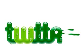 Logo Twitter pertama yang resmi diluncurkan pada tahun 2005. Logo ini dibuat oleh desainer Linda Gavin. Meski hanya tulisan tapi logo ini tampk unik dengan jenis huruf bulat perpaduan warna hijau tua dan muda. Logo ini hanya bertahan satu tahun sebelum diiubah menjadi warna biru langit. Foto: Twitter